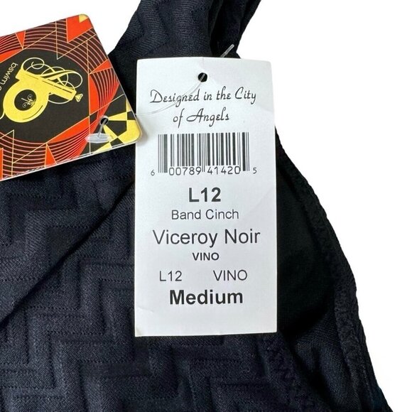 NWT B. SWIM Black Swimsuit 2PCs Bikini Bottom Sz.M Top Sz.D Sexy Beach - Picture 14 of 14